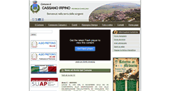 Desktop Screenshot of comunecassanoirpino.it